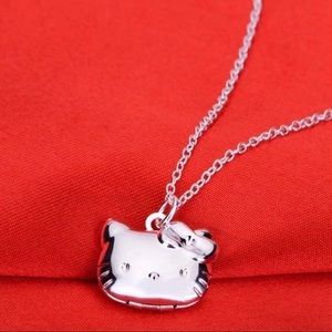 🌵4/$30 New Silver Hello Kitty Locket Necklace